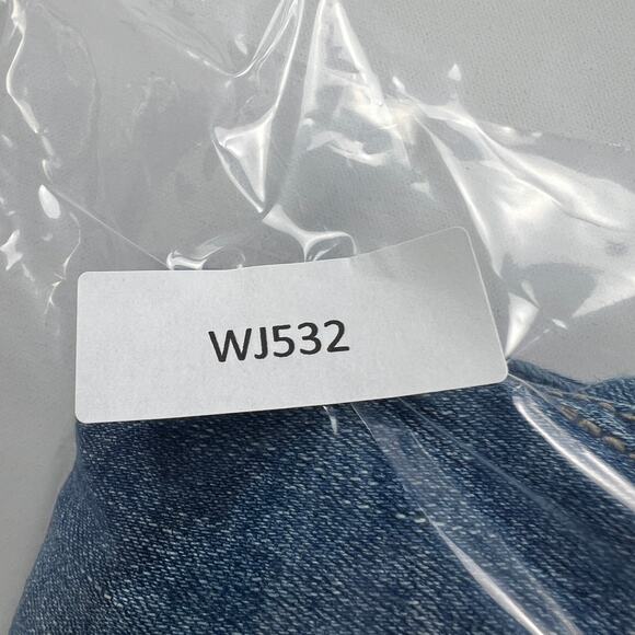 Judy Blue Relaxed Fit Ankle Jeans Raw Hem Mid Rise JB82222 Medium Wash Size 7/28 - Picture 10 of 11